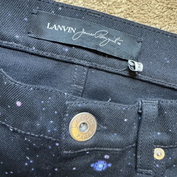 LANVINGalaxy-Print Straight Leg Jeans